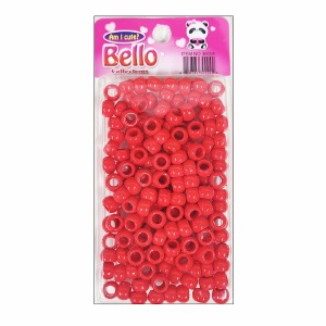 Bello Small Hair Beads - Small Package - #30004 - Red