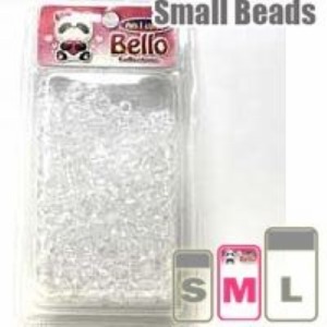 Bello Small Hair Beads - Medium Package - #31000 - Clear