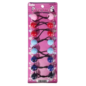 Bello Twin-Jelly Ball Hair-Knockers - 20mm - #LBJ20-AST