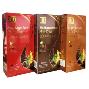 BTL Hair Dye Shampoo 16.9oz - Light Brown
