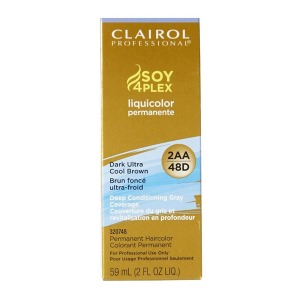 Clairol Soy4Plex LiquiColor Permanente 2oz - 2AA/48D - Dark Ultra Cool Brown