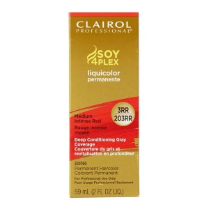 Clairol Soy4Plex LiquiColor Permanente 2oz - 3RR/203RR - Medium Intense Red