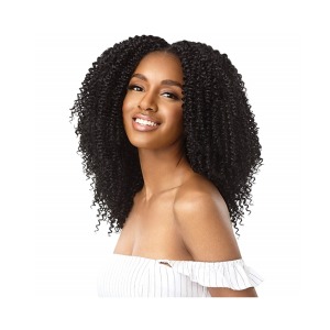 Outre Human Hair Clip-In 4A Kinky Curly - 9pc