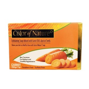 Color of Nature Exfoliating Carrot Soap - 200g