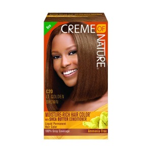 Creme of Nature Liquid Permanent Hair Color C20 - Light Golden Brown