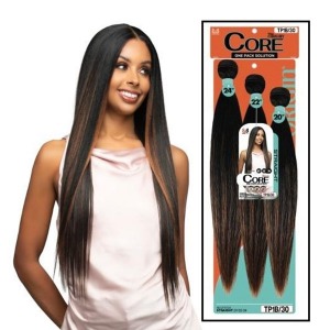 Miss Origin Core Weave 3pcs - Straight 20-22-24 - # TT/LINEN