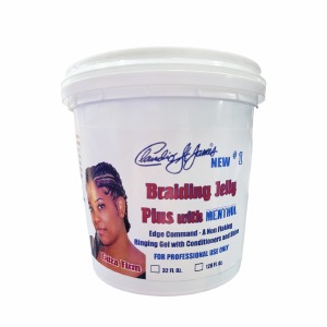 Claudio St James Braiding Jelly Plus with Menthol 32oz - Extra Firm