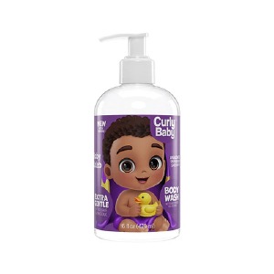 Curly Baby Body Wash 16oz - Caleb