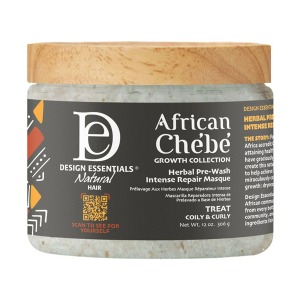 Design Essentials African Chebe Hebal Pre-Wash Intense Repair Masque 12oz