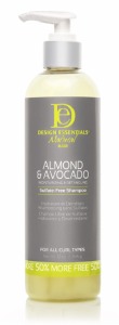 Design Essentials Natural Almond & Avocado Shampoo 8oz