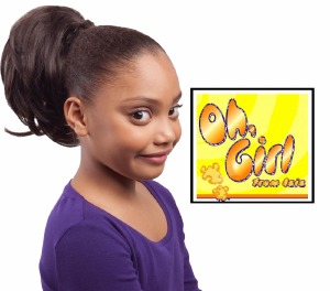 Oh Girl Kid's Yaky Drawstring Ponytail - # T1B/30