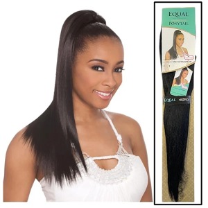 Equal Drawstring Ponytail Yaky Straight 18 Inch - # OM8643