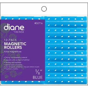 Diane Magnetic Rollers Blue 12pk #D2716