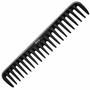 Diane Wide Tooth Comb Black 7 1/2 #D33