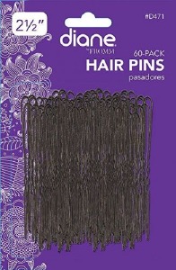 Diane Hair Pins 2 1/2'' Black 60pk, #D471