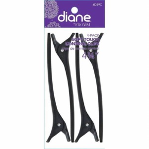 Diane Pelican Clips Black 4pack #D89C