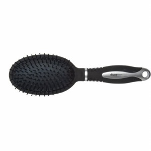Diane Black & Silver 9-Row Oval Paddle Brush #D9086