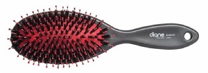 Diane Red Cushion Oval Paddle Hair Brush #DBB038