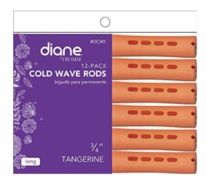 Diane Cold Wave Rods 3/4'' Tangerine - #DCW1