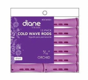 Diane Short Cold Wave Rods 12pk Orchid 9/16'' #DCW3SH