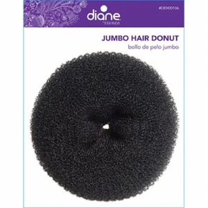 Diane Jumbo Hair Donut Black - #DEH00106