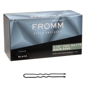 Fromm  1.75" U-shaped Crimped Hair Pins 1LB #F5267