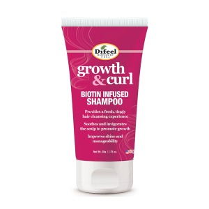 Difeel Growth & Curl Biotin Infused Shampoo 2.5oz