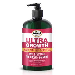 Difeel Ultra Growth Basil & Castor Hair Shampoo 12oz