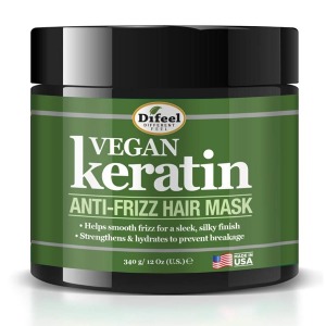 Difeel Vegan Keratin Anti-Frizz Hair Mask 12oz