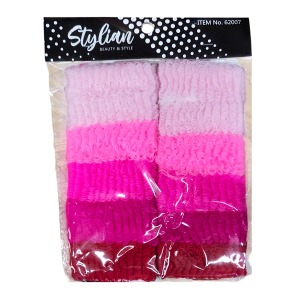 Stylian Scrunchies #62007 - Pink Assorted