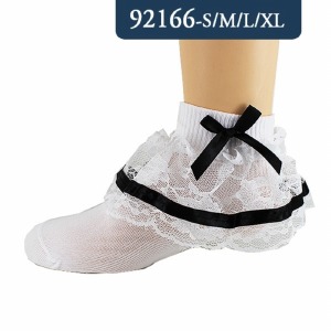 Easter Lace Socks Black #92166