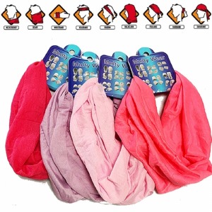 Multiwear Scarfs PinkTone #MS-PNK6 pack of 1