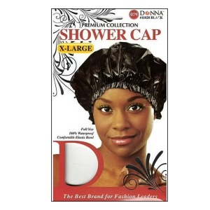Donna Shower Cap XL #11028 - Black
