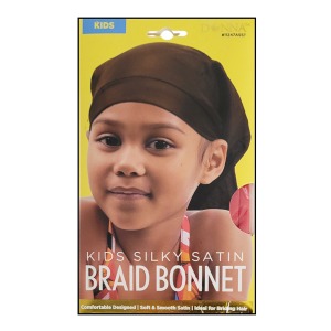 Donna Kids Silky Satin Braid Bonnet #11247 - Assored Color