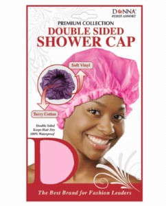 Donna Double Sided Shower Cap Assorted #22025