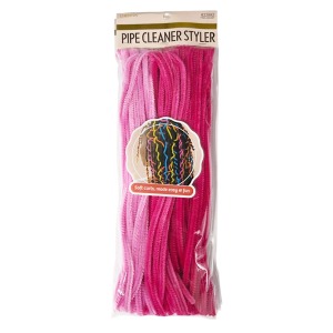 Donna Hair Pipe Cleaner Styler #22882 - Pink Assort