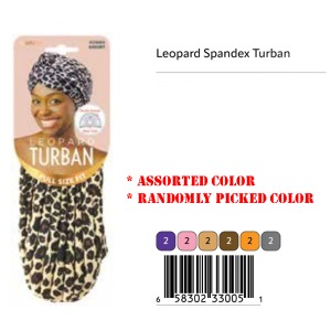 Donna Spandes Turban #33005 - Leopard