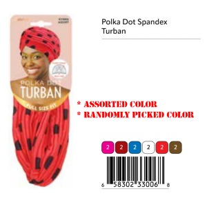 Donna Spandes Turban #33006 - Polka Dot