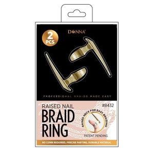 DONNA Raised Nail Braid Ring #8432