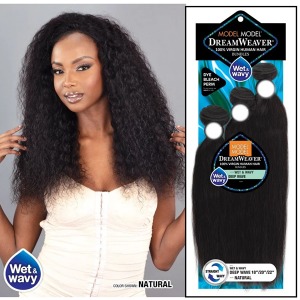 Dream Weaver Wet & Wavy - Deep Wave - 10-12-14 # NATURAL BLACK