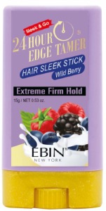 Ebin 24 Hour Edge Tamer Wax Stick Wild Berry 0.53oz