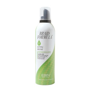 EBIN Braid Formula Setting Mousse 12.49oz - Olive Oil