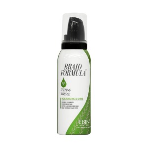 EBIN Braid Formula Setting Mousse 2.7oz - Olive Oil