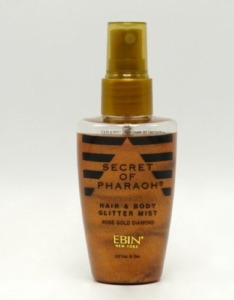 Ebin Secret of Pharaoh Hair & Body Glitter Mist - Rose Gold