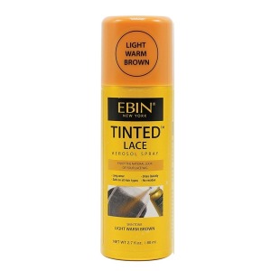 EBIN Tinted Lace Aerosol Spray 2.7oz - Light Warm Brown