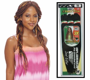 Pre-Stretched 3x EZ Yaky Perm 54 Inch - # 1