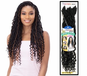 FreeTress Braid Hipsta Loc 18 Inch - # 1