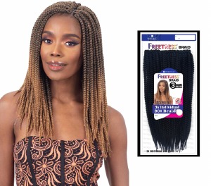 FreeTress Braid 3x Individual Box Braid 14 Inch - # 1