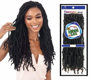 FreeTress Braid 3x Nikki Loc 14 Inch - # 1