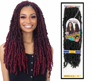 FreeTress Braid Butterfly Locs 18 Inch - # 1